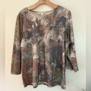 Coldwater Creek 3/4 Sleeve Blouse